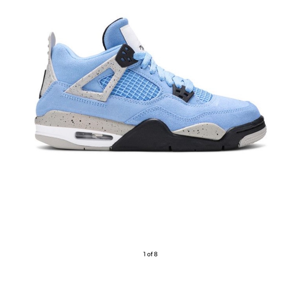 Jordan Sky Blue and Gray Sneakers